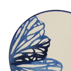Retour gratuit en magasin. Côté Table Assiette Dessert Mareea Bleu+blanc D21.5cm Faience 9