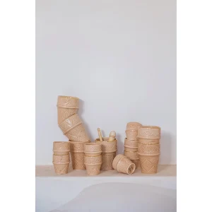 Chabi Chic Tasse Sable Et Or D7.5xh7cm – Beldi Empreinte à prix d'occasion 9